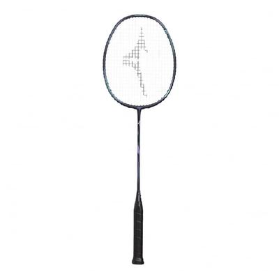 Mizuno Бадминтонная ракетка AcroSpeed 6, только рама. В комплекте мягкий чехол 73JTB406. Унисекс, (Струны по отдельности), Чехол, Темно-синий/Фиолетовый,