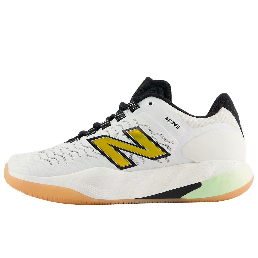 New Balance Fresh Foum X CT Rally V2 Breathable Support Low Top Tennis Shoes Women's White Black Gold Sneakers WCHRALL2