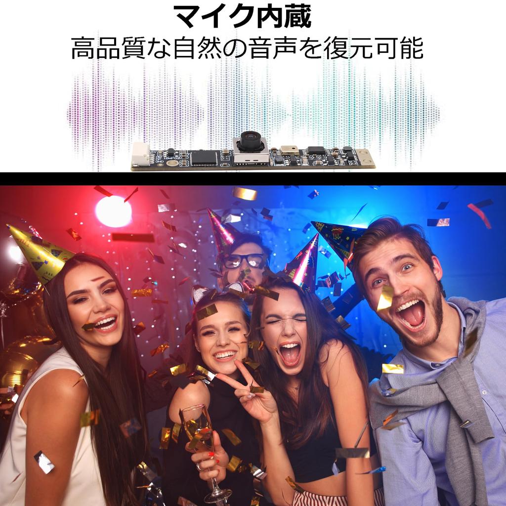 Rabbitroom USB Camera Autofocus Full HD Field of 16 with Zero PC Streaming USB Plug Compatible with Raspberry and More Module, Webcam, 16MP, 68° View,