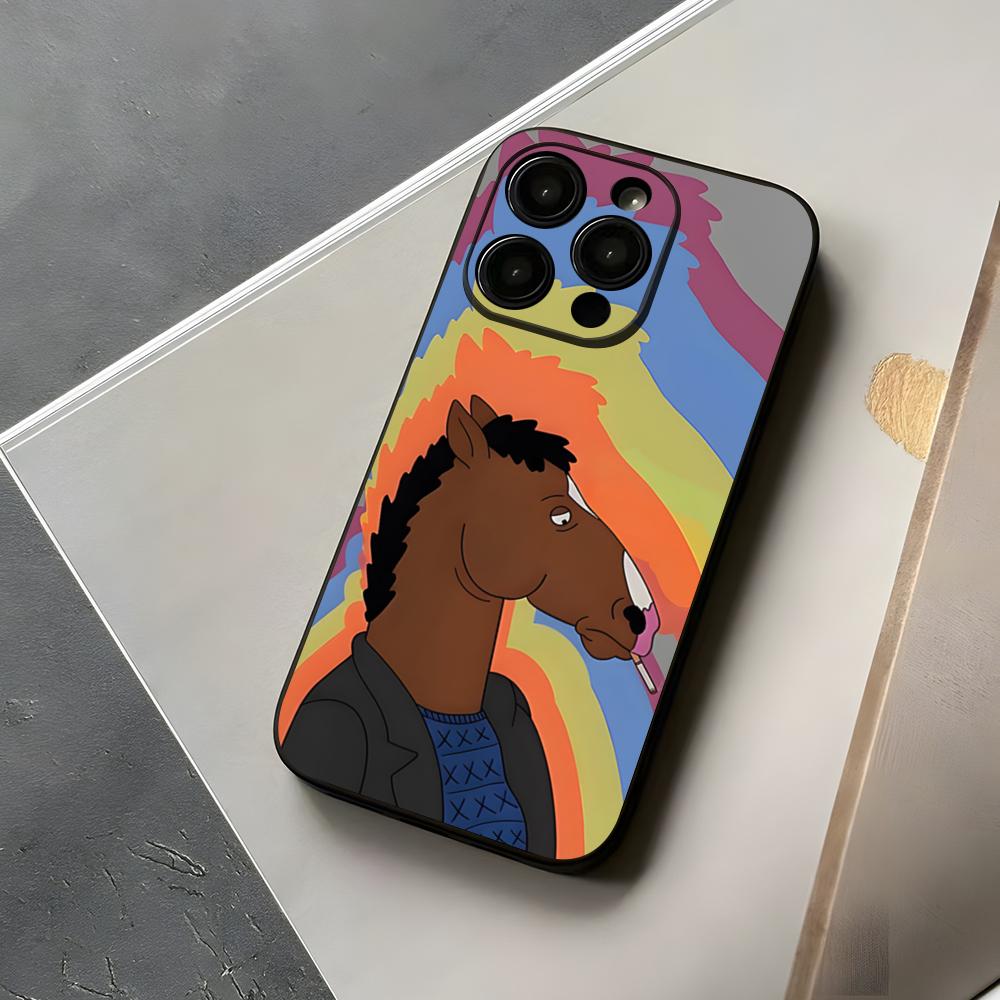 Мультяшный чехол для телефона B-boJack Horseman Для iPhone 15 16 12 14 Se 2020 2022 Прямая продажа Pro Max 11 13 Xr X Xs Plus Funda Shell