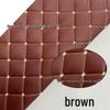 Diamond Lattice Sponge-Backed PVC Leather Fabric for Car Interiors