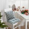Подушка для стула для обеденного стула, подушки для кухонного стула со съемной спинкой и завязками, штучная подушка для сиденья для уличного стула