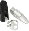 Bari BRAM5 Raptor Alto Saxophone Mouthpiece 5 Silver Plated - -