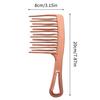 Расческа с двойным рядом волнистых зубьев, с широкими зубьями, специальная для дам, для завивки, пушистая пластиковая щетка, расческа для укладки длинных волос