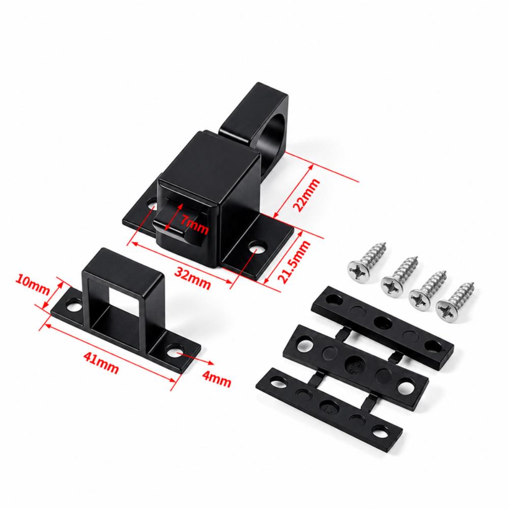 Bolt Latch Spring Door Lock Aluminum Alloy Security Gate Latch Automatic Window Lock Door Hardware
