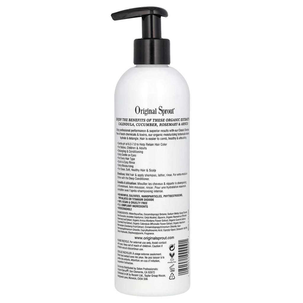 Original Sprout, Classic Collection, Classic Shampoo, All Hair Types, 12 Fl Oz (354 Ml)