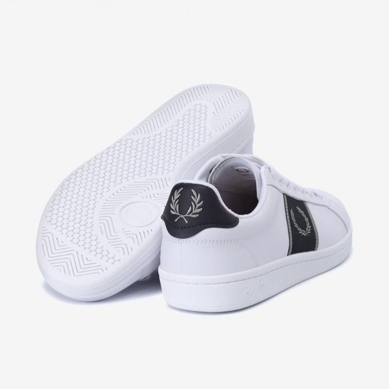 Fred Perry Мужские кроссовки S B721 Кожаные Фирменная тесьма