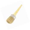 Long Paint Wax Brush 20-50mm Chalk Oil Painting Brush Round Bristle Paint Brush Tools Wooden Handle