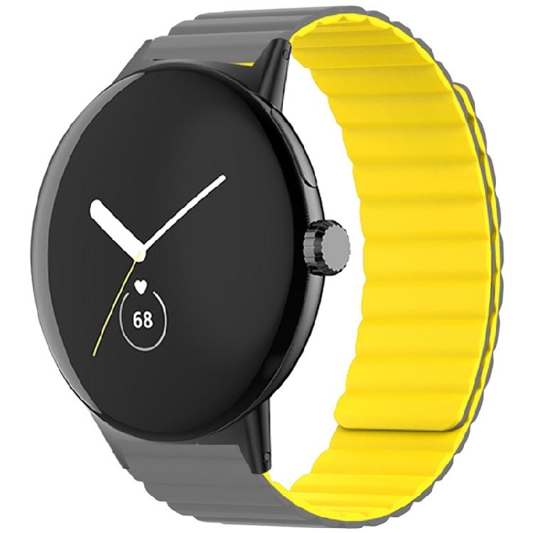 Модный магнитный ремешок для Pixel Smartwatch Силиконовый браслет Ремешок для часов