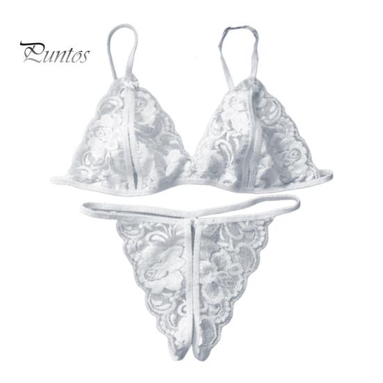 2 шт./комплект сексуального нижнего белья с ажурным кружевом, однотонные, без подкладки, с открытой промежностью, эластичные бретельки, мягкий женский бюстгальтер, трусики, комплект для брачной ночи