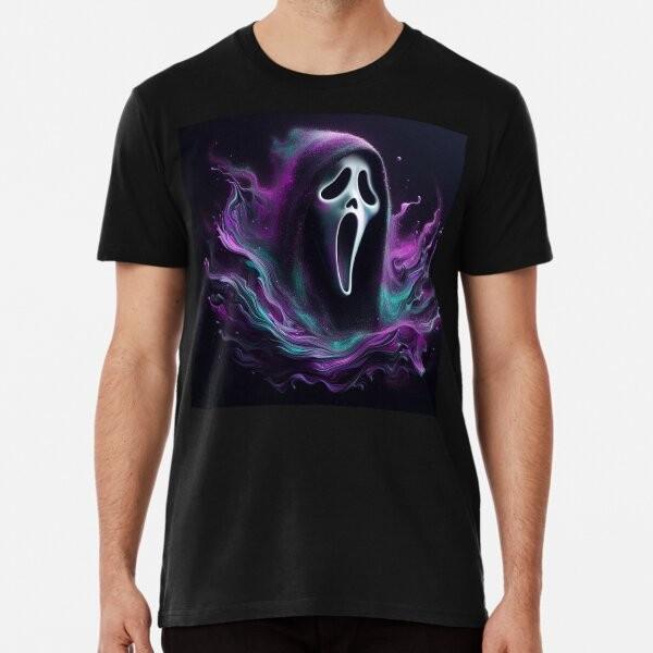 Ghostface Dark Elegance in Purple Green Made in Australia T-Shirt S-2XL