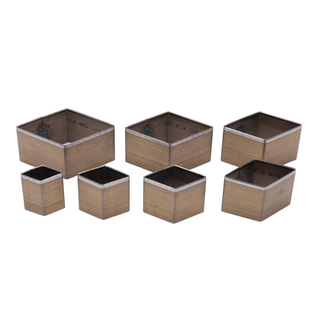 7 шт. кожаный резак ромбовидной формы из высокоуглеродистой стали простая операция резки формы DIY кожа