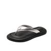 French Xiaoxiangfeng Thick-soled Sandals Women's Outer Wear In the Summer of 2025 New Simple with Skirt Flip-flops