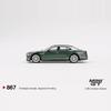 MINIGT 1/64 #867 Bentley Flying Spur Белый Песок Изумрудная Роскошь Металлическая Модель Автомобиля Миниатюрная Коллекция Diecast Украшение Хобби Подарки