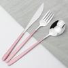 5 шт., фиолетовый набор столовой посуды, набор столовых приборов из нержавеющей стали 18/10, нож, десертная вилка, ложка, набор столового серебра, набор посуды для кухонной вечеринки