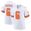 Mens Rugby Jersey Pirate 6 Gray Baker Mayfield Sports Training All S-XXXL