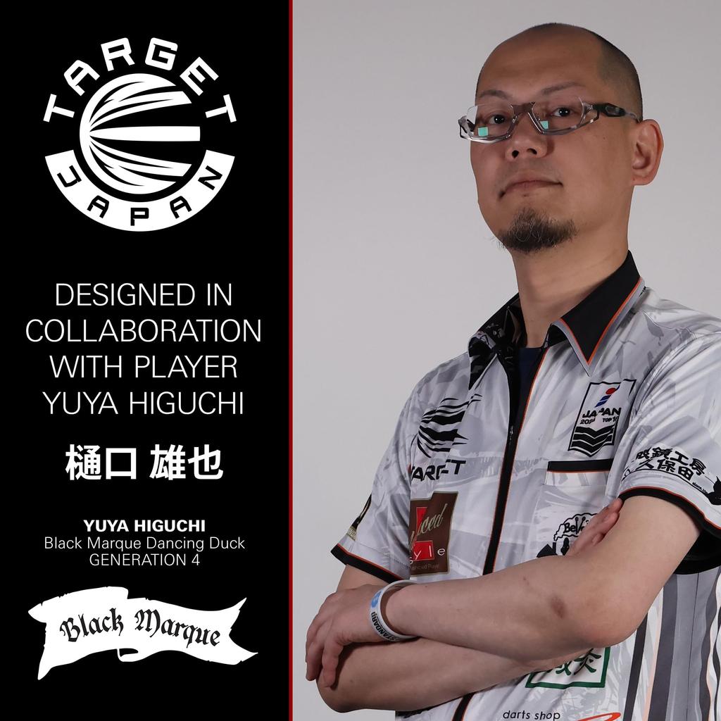 Мишень Япония Черный Марк Танцующий Утенок G4 90% Вольфрам K-Flex Swiss Point Стальной наконечник Дартс, 24 г | Swiss Nano Points, Черный K-Flex Нет. 6 (форма) Флорида