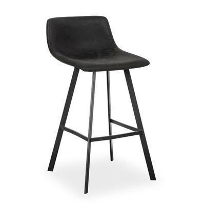 Табурет - VERSA - Edvin - Черный - Металл - 49 x 88 x 42 см