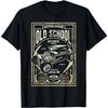 Мужская классическая футболка в стиле Old School Vintage Hot Rod Garage