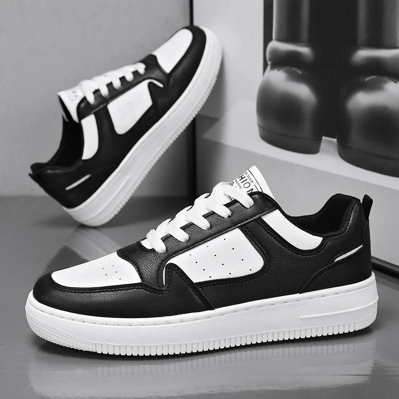 Summer Men's Shoes New Breathable White Casual Sport Shoes Trendy Korean Style Versatile Thick Bottom Student Shoes