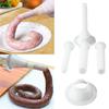 Ручная насадка для колбасы, шприц, машина для наполнения мясом, насадка, воронка для набивки колбас, кухонные инструменты и аксессуары для мясорубки
