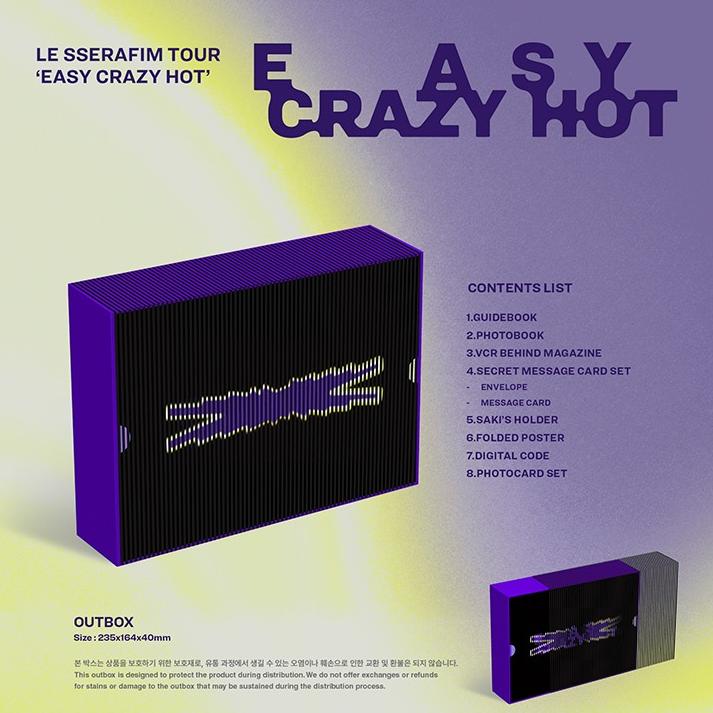 LE SSERAFIM ТУР EASY CRAZY HOT Анкор в СЕУЛЕ Цифровой код и POB