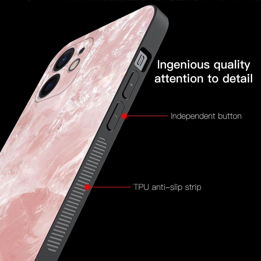 Чехол для телефона с золотыми розовыми блестками и сердечками для iPhone 14 13 12 11 Pro Max XS Max XR X 7 8 Plus 12 Mini 6S