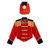 Girls Circus Ringmaster Costume Set with Jacket Hat Stand Collar Long Sleeve Fringe Epaulet