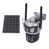 Wireless Outdoor Security Camera with 7.5W Solar Panel 4MP PTZ 360 Deg View Support 4G Motion
