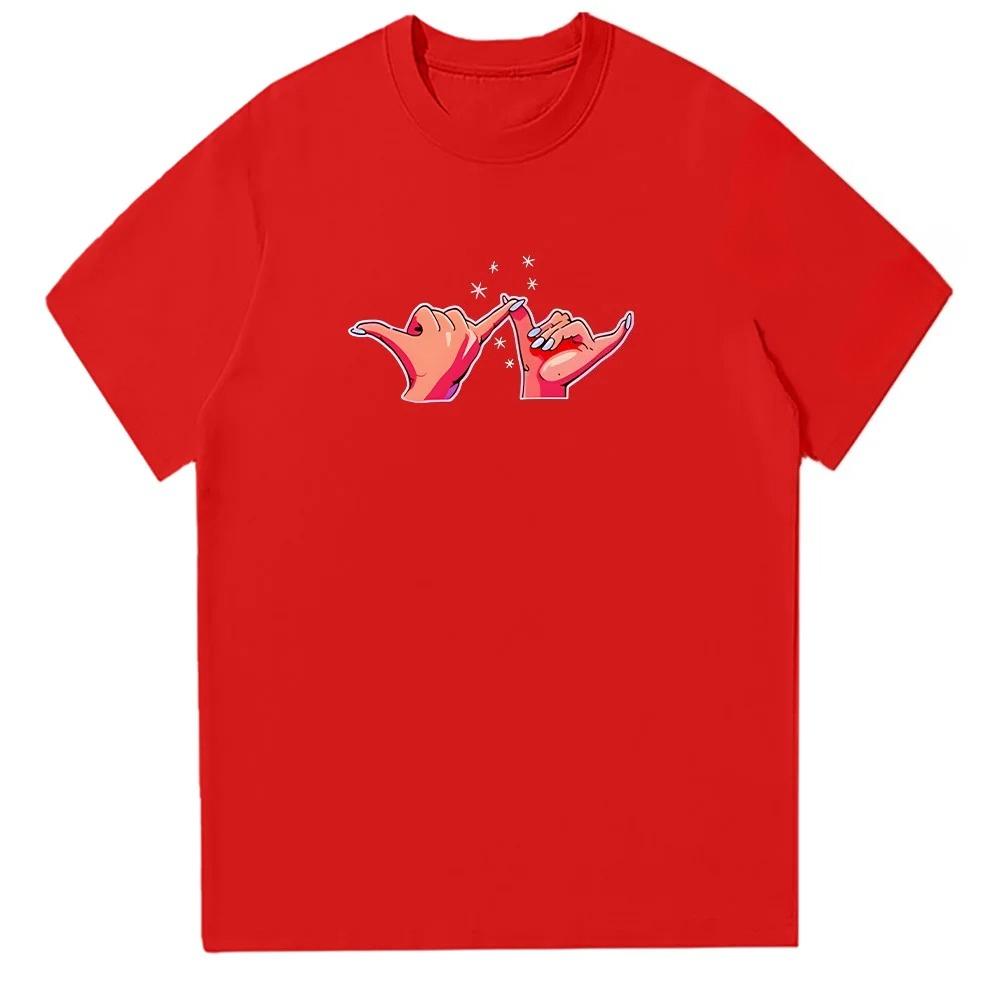 Модная футболка с круглым вырезом в стиле Y2k для лета, хлопковые футболки унисекс с коротким рукавом, свободная повседневная футболка для женщин