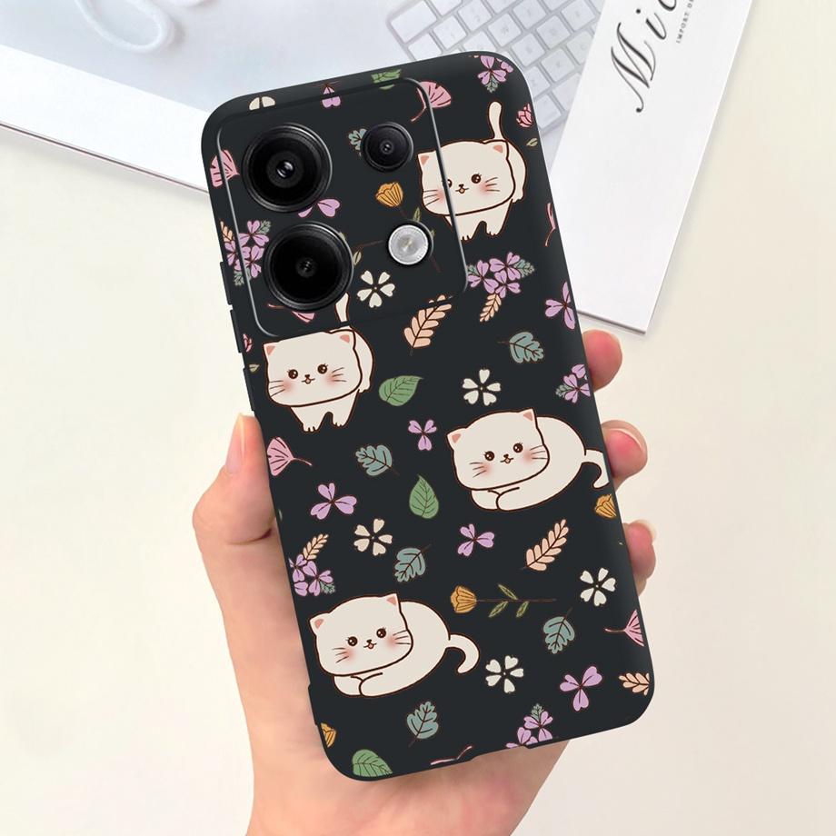 Чехол для Xiaomi Poco X6 Чехол для Xiaomi Poco X6 Pro Poco M6 Pro 5G Чехлы из ТПУ Ударопрочный Мягкий Жидкий Силикон Чехол для Телефона PocoX6 Capa