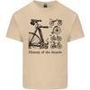 History of the Bicycle Cyclist Cycling Bike Unisexs Light Cotton TShirt