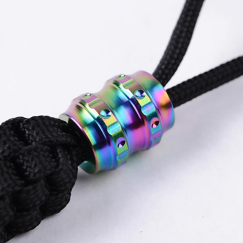 Титановый сплав TC4 EDC темляк для ножа: Аксессуар из паракорда с подвеской, 4 стиля
