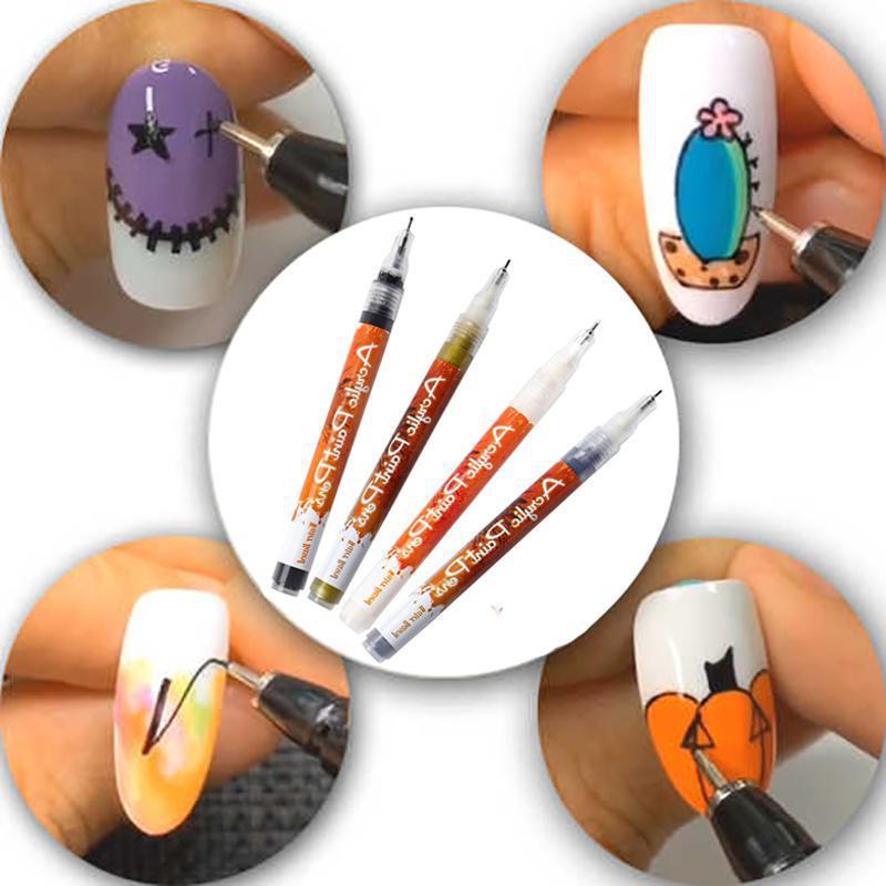 1 шт. ручка для рисования граффити для ногтей, быстросохнущая ручка, инструмент для самостоятельного создания красоты ногтей для гелевых ногтей