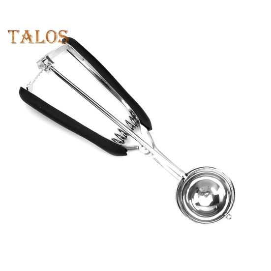 Ложка для мороженого из нержавеющей стали, профессиональная ложка для выкапывания шариков для выпечки, лопатка для фруктов с триггером, десертная ложка для домашних подарков