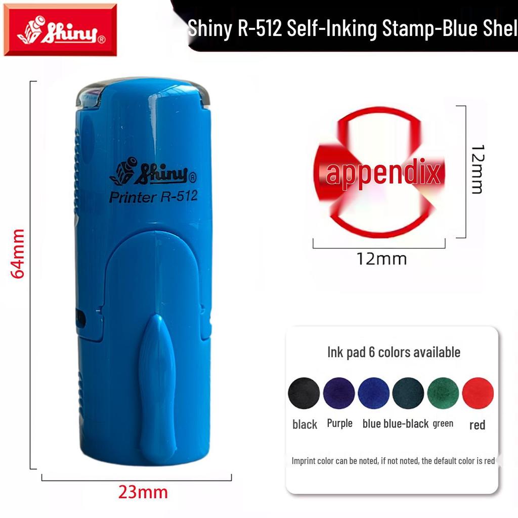 Персонализированная самонаборная печать для подписи с глянцевым покрытием