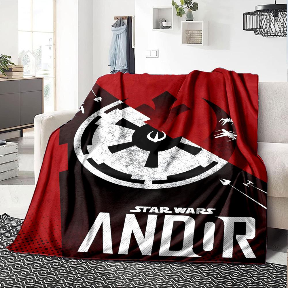 Star Wars Blanket Durable Comfort Great for Livingroom Couch Seaside for All Occasions Modern Style Gifts For Family Or Friends