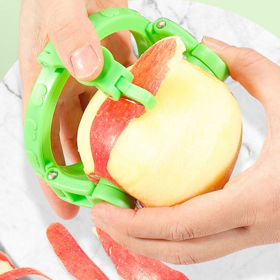 Мини-овощечистка для фруктов и овощей с выдвижным лезвием из нержавеющей стали, устройство для удаления кожуры картофеля, складной безопасный инструмент для очистки фруктов от кожуры яблок, груш, картофеля, киви