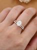 925 Sterling Silver Luxury Oval Round Marquise Zircon Stackable Set Ring For Women Anniversary Fashion High Quality Fine Jewelry
