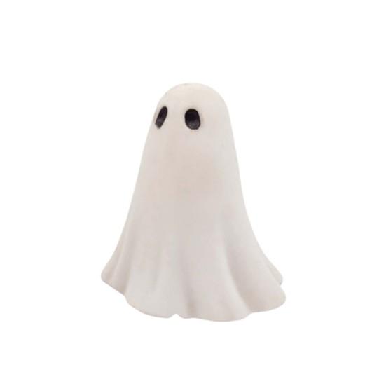 2 шт. Фигурка привидения на Хэллоуин, скульптура привидения из смолы, милая белая статуэтка привидения, центральные украшения для домашнего стола, мини-украшение привидения для кухонной полки, камина