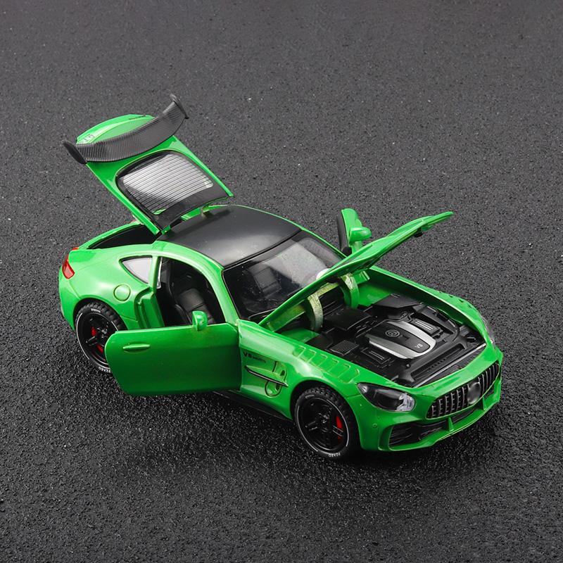 1/18 BENZ AMG крутая спортивная машина, модель из сплава, крутой звук и свет, детализированный салон, воссоздание деталей, изысканное настольное украшение