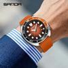 SANDA New Business Mens Watches Top Brand Luxury Quartz Watch For Men Waterproof Date Clock Sport Wristwatch Relogio Masculino