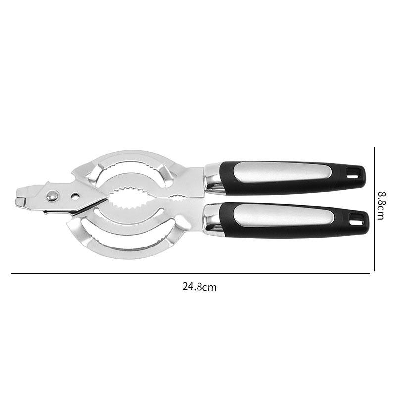 1pc Kitchen Can Opener Multi-Purpose Stainless Steel Kitchen Tools For Seniors Youngsters Household Kitchen Gadgets 6