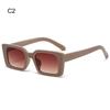 UV400 Gradient Beach/Travel Square Sunglasses Shades Leopard Sun Glasses Rectangle