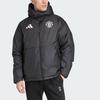 Adidas Мужская пуховая куртка Manchester United Casual Culture с капюшоном, двусторонняя, свободного кроя, с длинным рукавом, наполнитель 600 FP, верхняя одежда JN2890