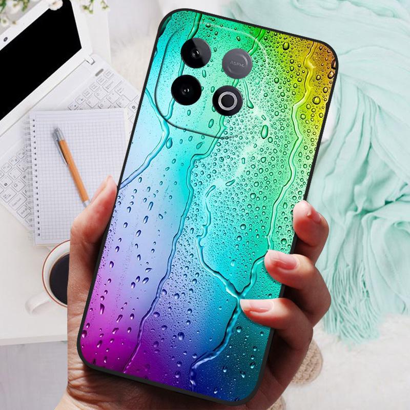 Для VIVO iQOO Z10 Turbo Pro Чехол Силиконовая Задняя Крышка Чехол для Телефона для iQOO Z10Turbo Pro Чехлы VIVO Y300 GT 5G Мягкий бампер coque
