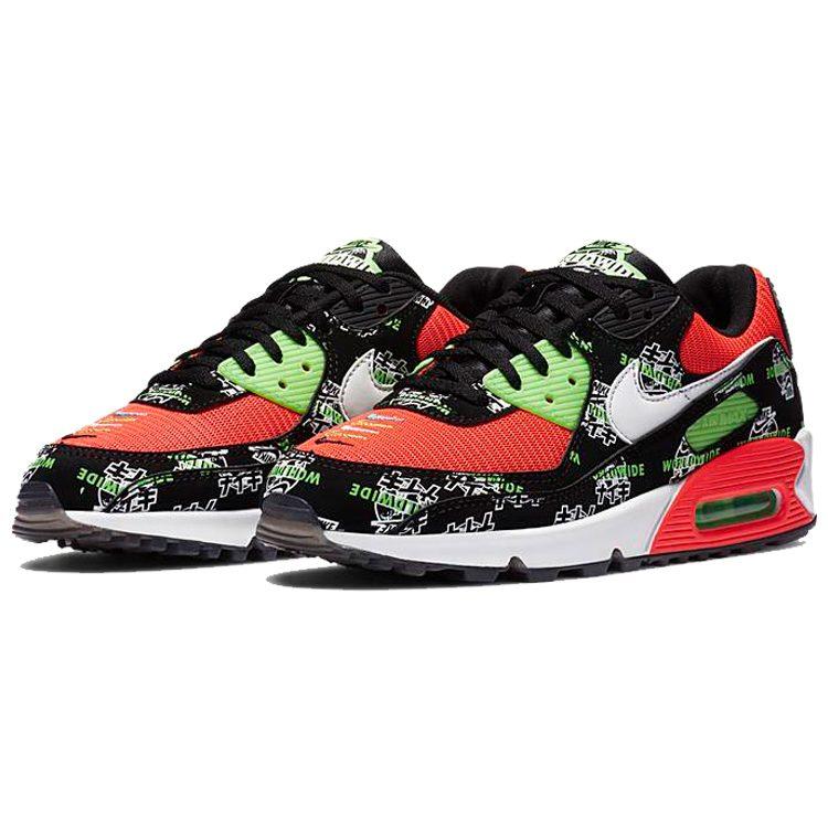 Nike Air Max 90 SE Worldwide - Черный с логотипом на катакане Женские DA1342-013