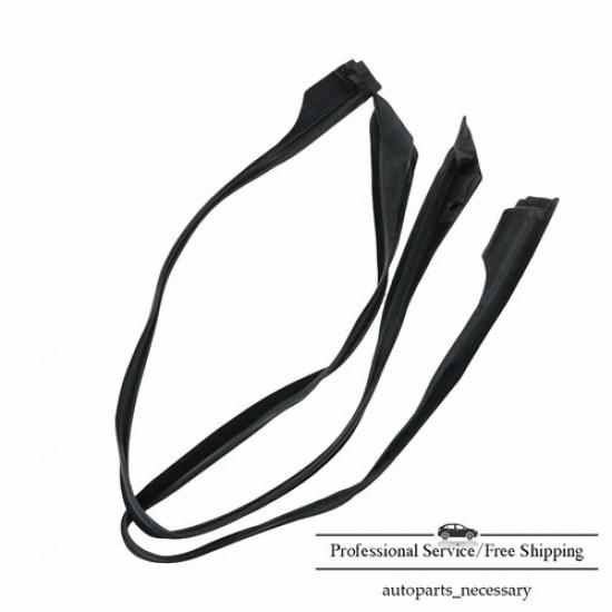 2PCS Front L+R Door Rubber Seal For BMW F01 F02 740I 750I 740Li 51337178008