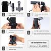 Monocular Black HD Telescope: High Magnification, Portable Dual-use, Mini Outdoor Mobile Phone Compatible