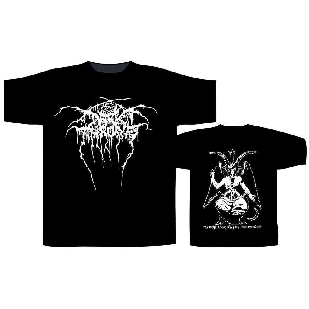 26 Логотип Darkthrone Бафомет Футболка S-XXL Футболка Официальная Футболка Блэк-метал группы Унисекс Футболка